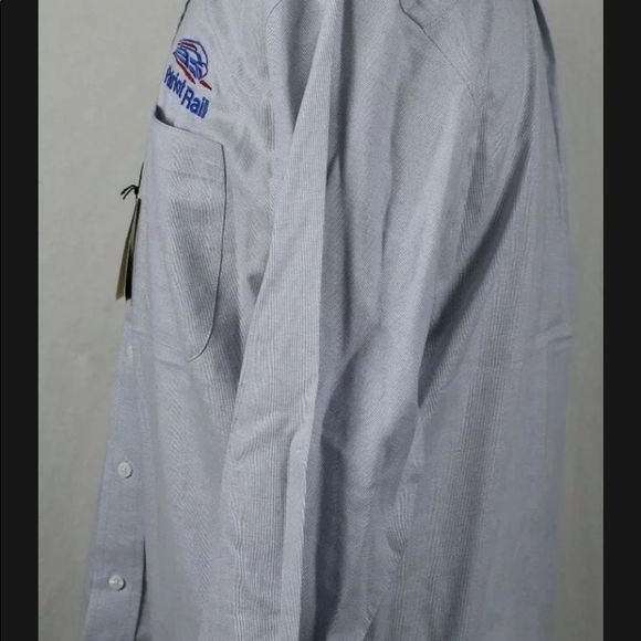 COPY - NWT unique Patriot Rails train button down shirt - Picture 4 of 7